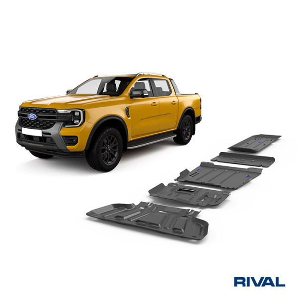 Skid Plates (Sets) Ford Ranger 2022-;  Volkswagen Amarok 2023-; 2 l. / diesel; 3 l. / diesel
